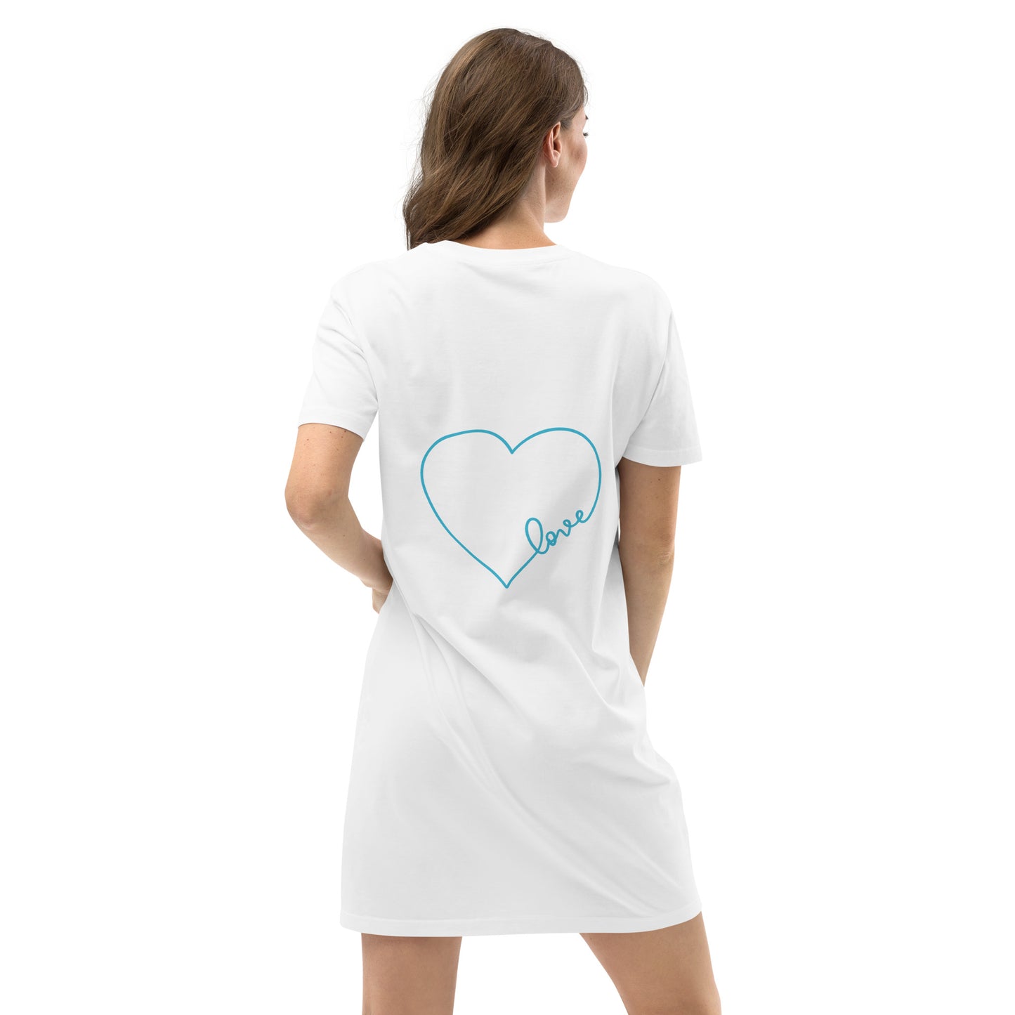 "The LoveLee Merch" Organic cotton T-Shirt Dress