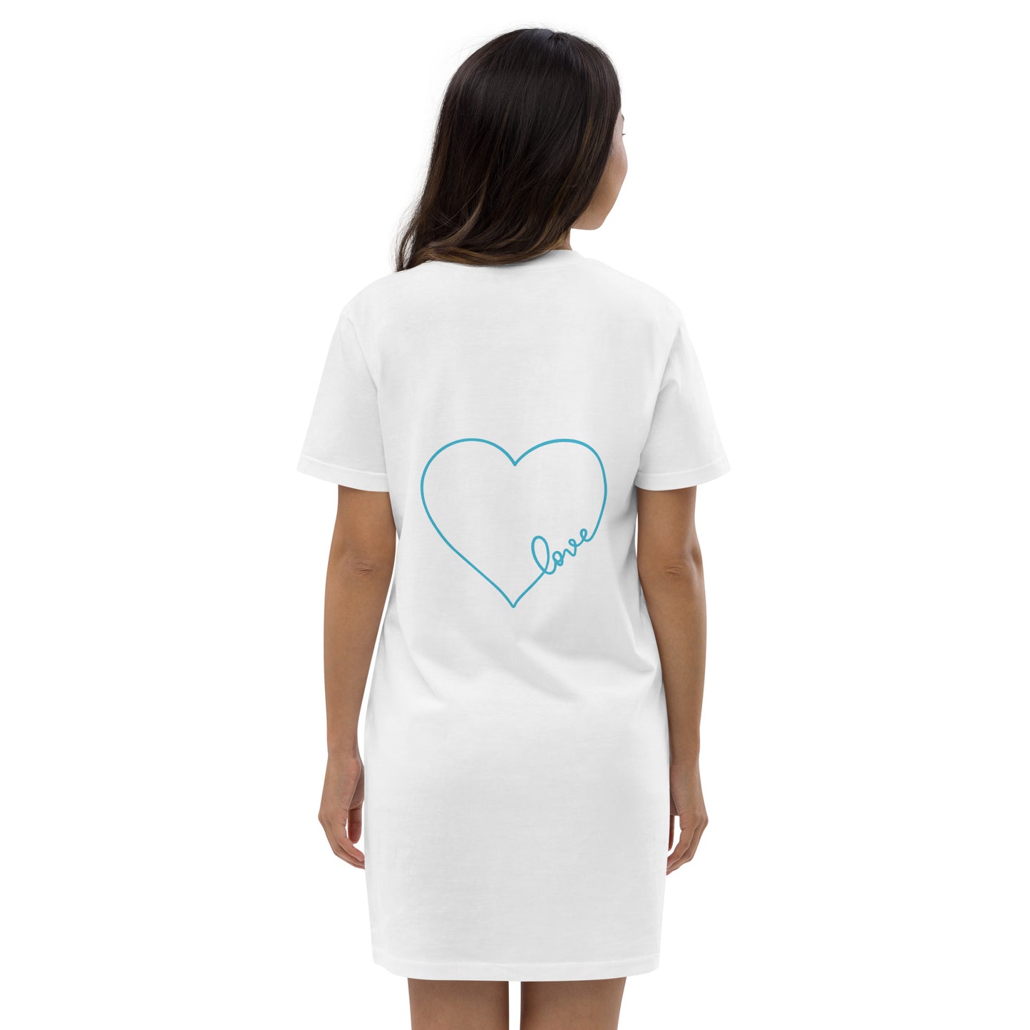 "The LoveLee Merch" Organic cotton T-Shirt Dress
