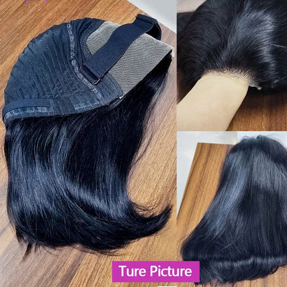 "Chrissy" Glueless Bob Transprent 4x4 Lace Closure Human Hair Wig