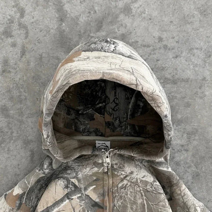 "The Cat Man" Camouflage Pattern Oversized Unisex Camo Hoodie