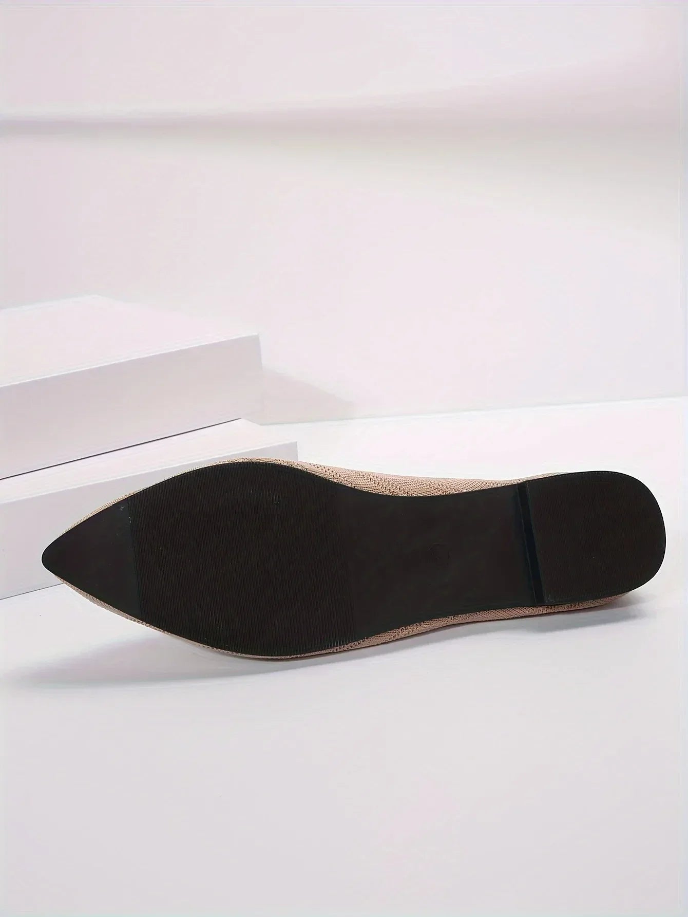 "Neicyy Flats" Solid Color Knitted Slip on Casual Ballet Flats